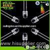 Oval Water Clear Lens Yellow Color LED Diode 5mm for Outdoor and Indoor Display