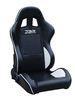 Black / White Custom Racing Seats Fully Reclinable 89 * 69 * 55 cm