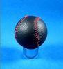 Novelty Red Line + Black Real Leather Front Racing Gear Knob Ball Shape