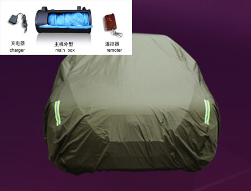 Automatic roller car cover