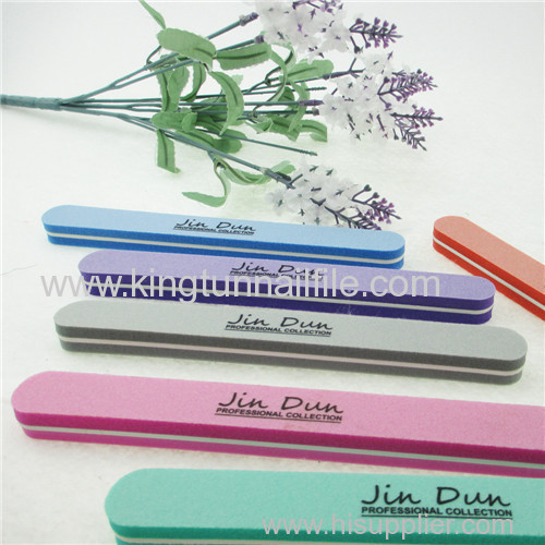 Jindun brand colorfully sponge nail file