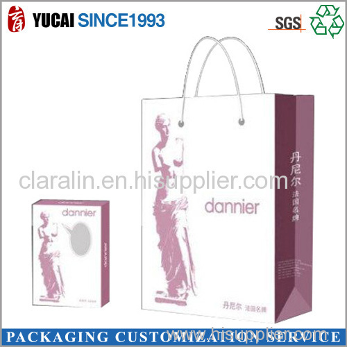 Hot Sale Cosmetic Paper Bag and Box Suit