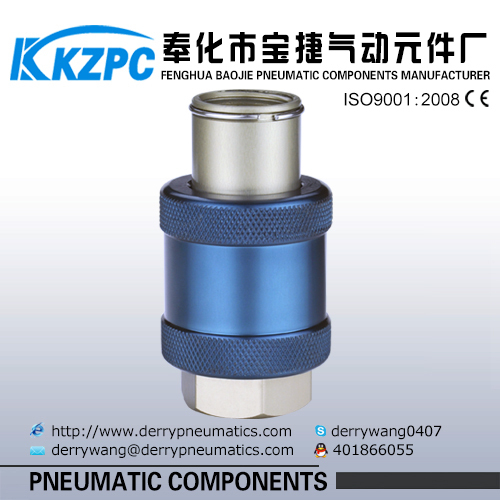 MV Series1/4 inch Pneumatic Hand Sliding Valve Material of Aluminum