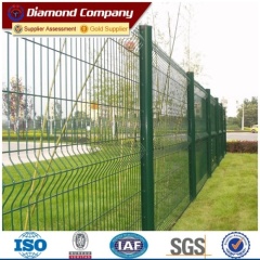 Airport Protection Fence with Triangle Bends 3D Curvy Boundary Fencing