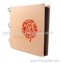 Memory paper photo frame book OEM hard cover photo book