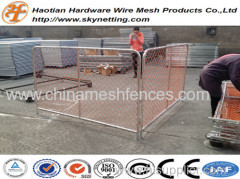 Chain Link Crowd control Barrier
