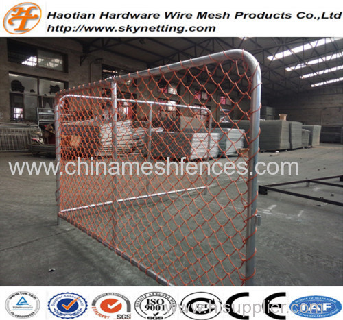 8ft I Brace PVC Chain-link Mesh Farm Gate100X100 mm Mesh