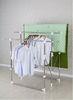 Three Pole Steel Standing Folding Clothes Rack / Indoor Outdoor Foldable Hanger Racks