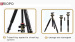 DSLR digital camera tripod wholesale professional travel tripod