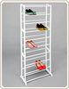 Home Floor Standing Ten Layer Metal Shoe Racks / Economic Shoe Shelf with Plastic