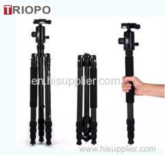 TRIOPO tripod kit camera tripod professional carbon fiber tripod with monopod