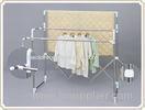 Multi-Bar Telescopic Portable Clothes Hanger Rack / Stainless Steel Cloth Drying Rack
