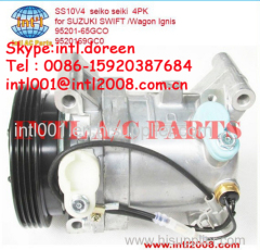 SS10V4 car/ auto air ac compressor seiko seiki for SUZUKI SWIFT /Wagon Ignis 95201-65GCO 9520169GC0