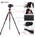 TRIOPO tripod kit aluminium alloy tripod and SLR camera tripod with monopod for Nikon Canon Sony Pen