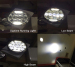 7 inch 75W round LED headlight H/L&DRL 6750lm projector headlight 6500K 7inch chrome headlight for offroad