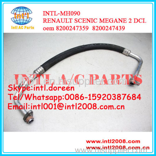 auto air con pipe ac hose fitting for Renault Megane Scenic 2 DCI ac hose 8200247359 8200247439