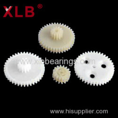 Machining Customized Precision Micro Plastic Double Spur Gear Plastic Gears