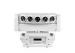 White 5pcs * 8W Moving Head Beam Light White LED Infinite Pan Movement Stage Lighting