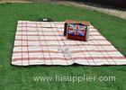 130 x 150cm Rectangular checkered red and white picnic blanket For outdoor Activity