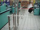 Supermarket Protective Crowd Control Barriers Pedestrian Railing