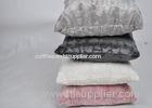 Embossed Polyester fake fur super soft high back outdoor chair cushions cover