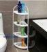 Detachable Convenient Bathroom Plastic Corner Rack Shelf for Living Room or Bedroom