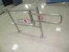 Silvery Stainless Steel Crowd Control Barriers For Shopping Malls