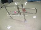 Silvery Stainless Steel Crowd Control Barriers For Shopping Malls