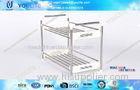 Anti-rust Stainless Steel Storage Rack / Small Corner Shelf for Home Bathroom