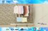 Stainless Steel Double Layer Standing Heavy Duty Clothes Drying Rack for Shirt and Towel