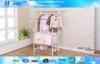 Simple Style Space-saving Folding Clothes Rack Clothing Drying Hanger Inside or Outside