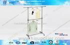 Single-pole Telescopic Indoor Clothes Drying Rack and Stand for Kids Clothing