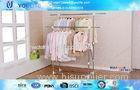 Space-saving Commercial Indoor Laundry Drying Rack / Small Steel Metal Clothes Hanger