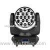 19 * 15W RGBW Moving Head LED Wash Zoom Concert Lighting with DMX 512 Control