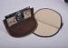 Brown Black Solid Pet Bowl Microfiber Dish Drying Mat Quick Dry 46 X 31cm