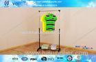 Home Use Indoor Laundry Drying Rack / Floor Standing Single-bar Clothing Dryer Hanger