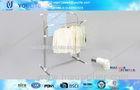 Industrial Flexible Double Pole Clothes Rack / Sturdy Quilt Drying Hanger with Feet