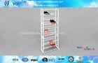 Multi-Layer Metal Shoe Racks and Article Rack / Doorway Plastic Shoes Display Shelf