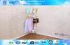 Modern Free Standing Towel Rack / Metal Hanging Clothes Rack for Baby Clothing