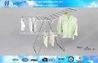 Heavy Duty Metal Clothes Rack Butterfly Type Drying Hanger Indoor / Outdoor