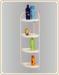 Steel Pipe Bathroom Corner Shelf / Portable Triangle Corner Decorative Shelves Racks