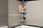 Bathroom Storage Furniture Shower Corner Shelf with 304 Stainless Steel Tube