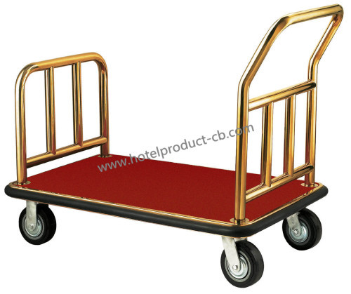 Deluxe cheaper stainless steel hand truck with tiantium plated