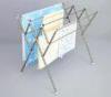 Space-saving Simple Clothing Drying Rack Stand Stainless Steel Compound Shelf