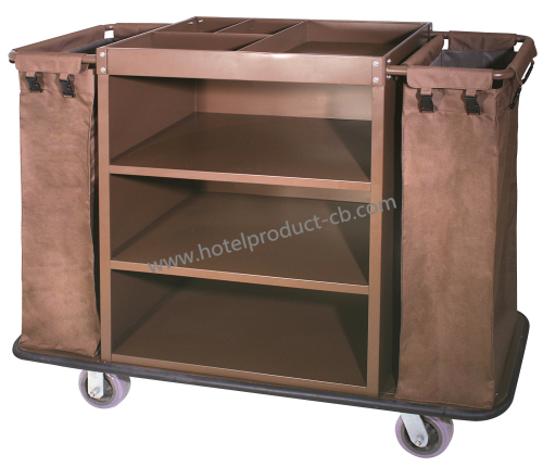 Deluxe hotel houskeeping cart