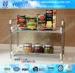 Fancy Metal Steel Kitchen Towel Rack / Commodity Shelf Cup Article Rack for Household