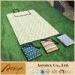 Handbag style cotton material Outdoor camping mat / Blanket with Beautiful flower pattern