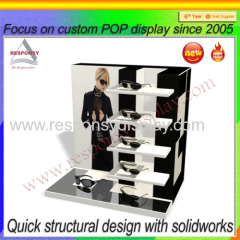 Custom sunglasses eyewear display showcase & flooring display stand