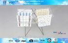 Mini-type Butterfly Multi-purpose Bathroom Airing Towel Frame Rack with Metal Meshes