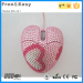 Heart shaped wired mouse